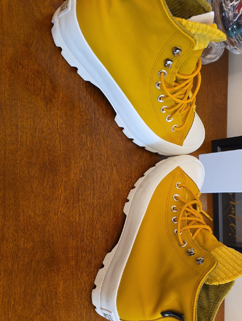 Converse Yellow High-Top Sneakers - Picture 7 of 7